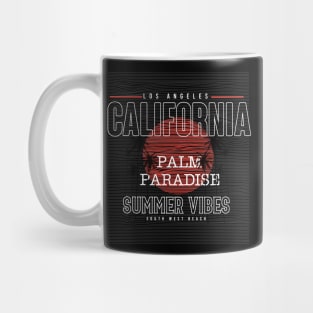 California Summer Vibes palm paradise Mug